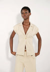 Archetype Exter Short Sleeve Top (Beige)
