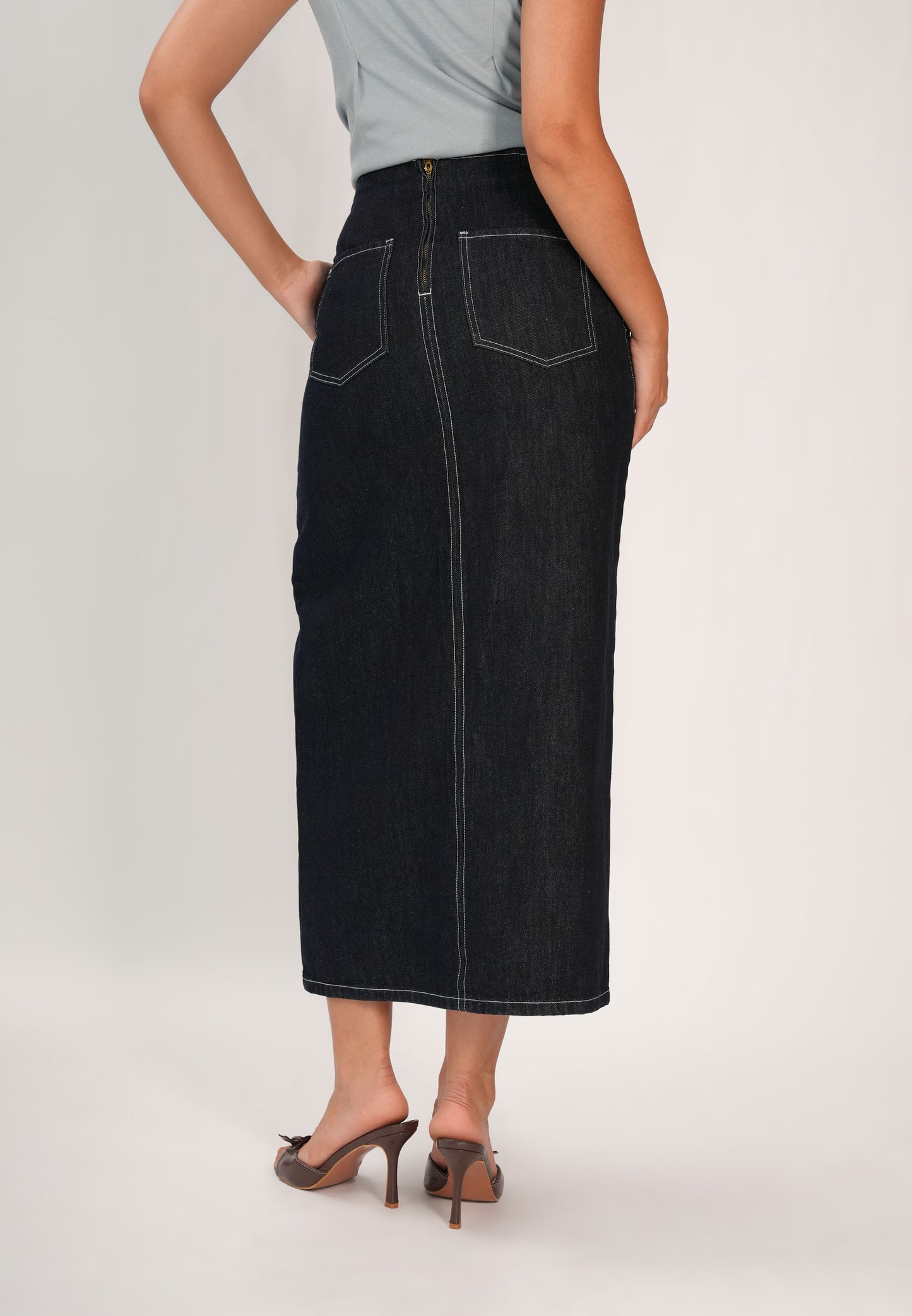 Farida Skirt  (Navy)