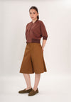 Fellon Quarter Sleeve Top (Brick)