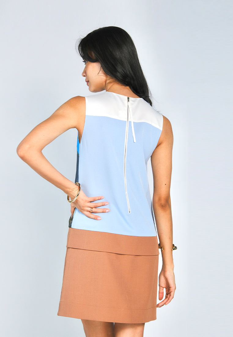 Nobleza Ferrer Sleeveless Dress (Multi)