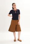 Fixy Short Sleeve Top (Navy)