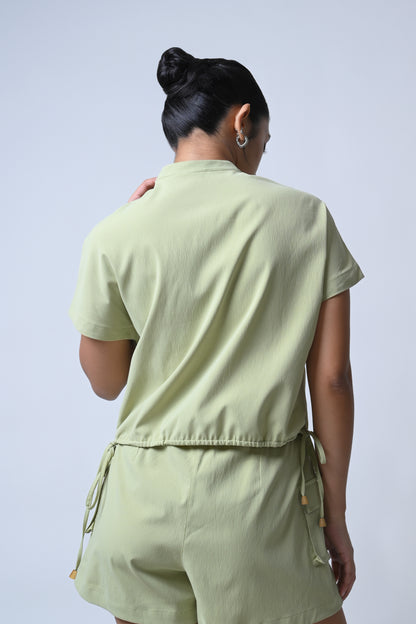 Flow Short Sleeve Top (Matcha)