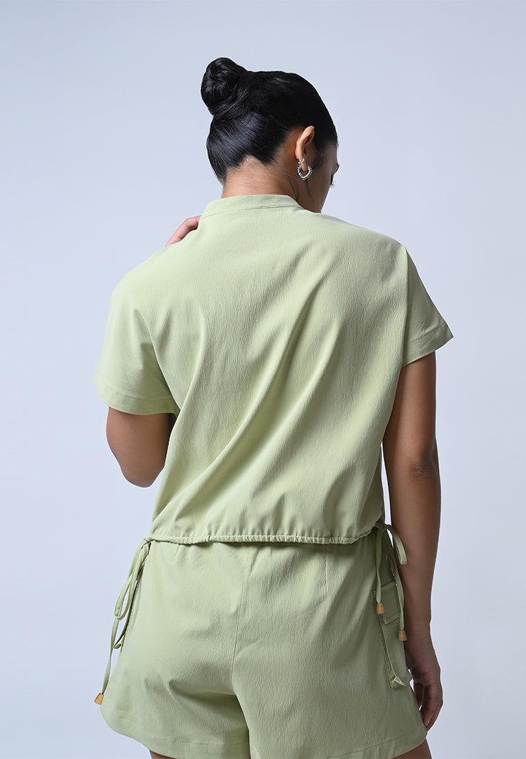 Flow Short Sleeve Top (Matcha)