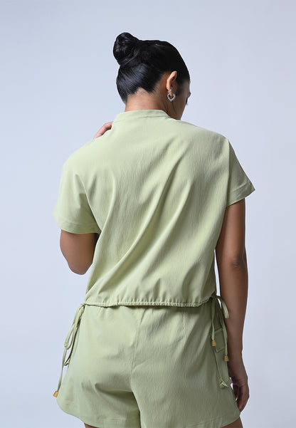 Flow Short Sleeve Top (Matcha)