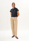 Folarin Short Sleeve Top (Navy)