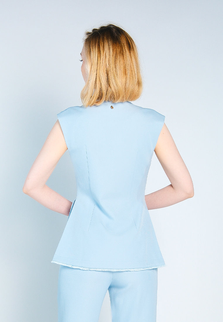 Nobleza Frankie Sleeveless Vest (Blue)