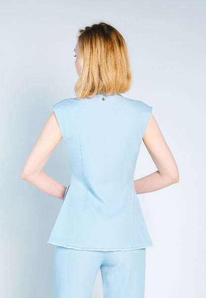 Nobleza Frankie Sleeveless Vest (Blue)