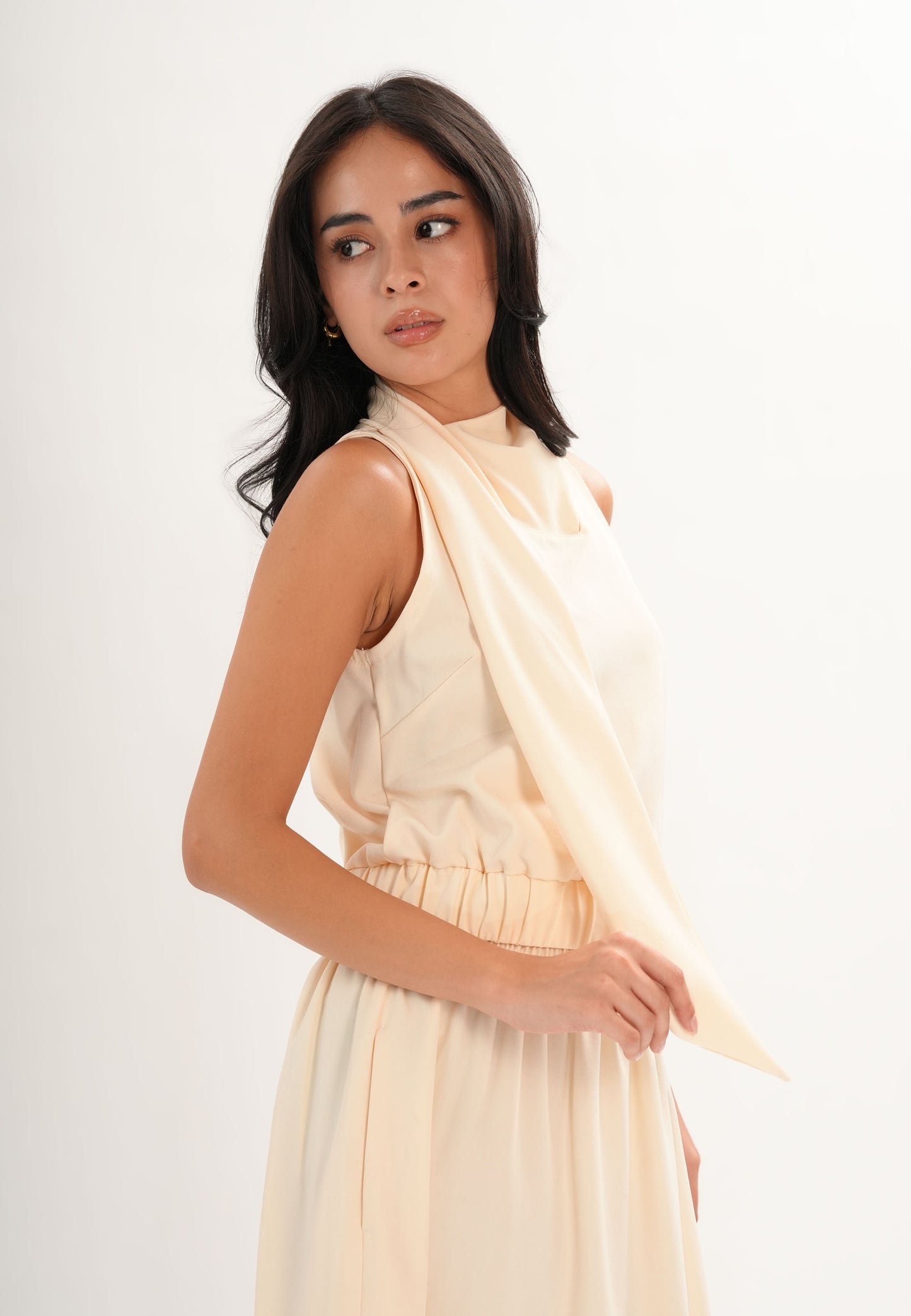 Frey Sleeveless Top (Cream)