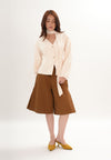 Fuzz Long Shorts  (Brown)