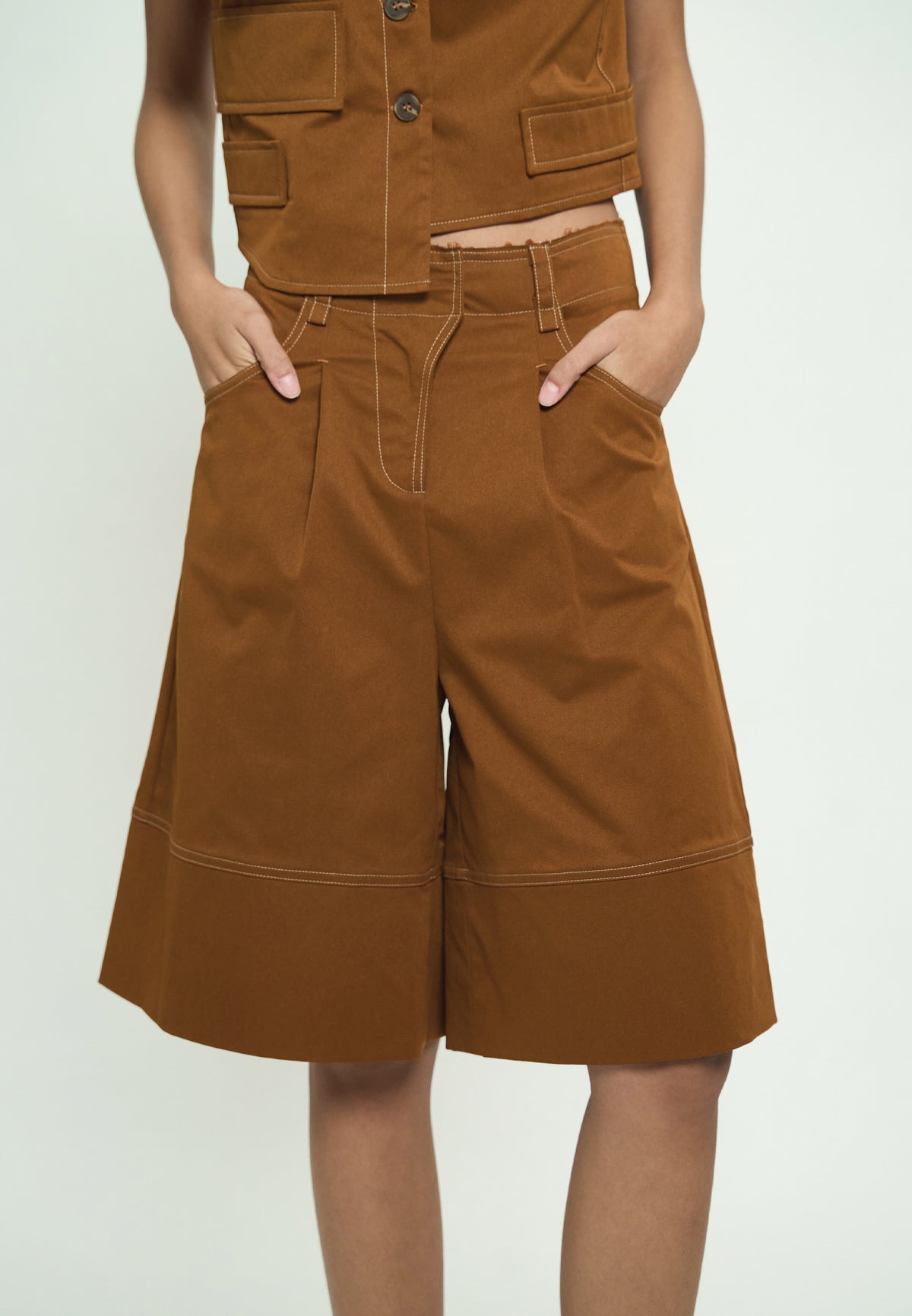 Gaella Long Shorts (Toffee)