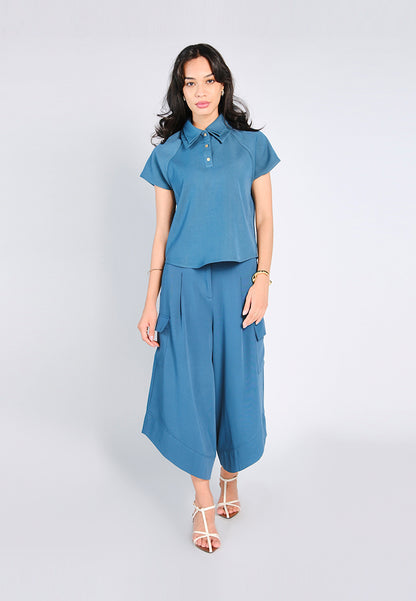 Nobleza Garner Culottes (Teal)