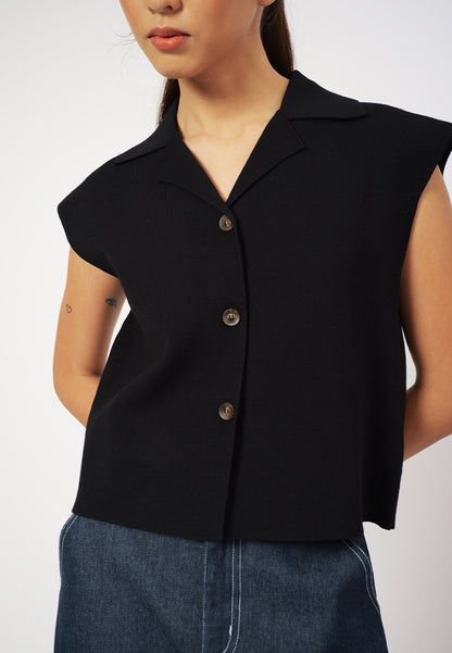 Raf Gemma Sleeveless Top (Black)