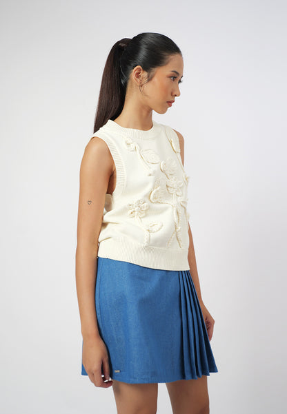 Raf Giana Sleeveless Top (Cream)