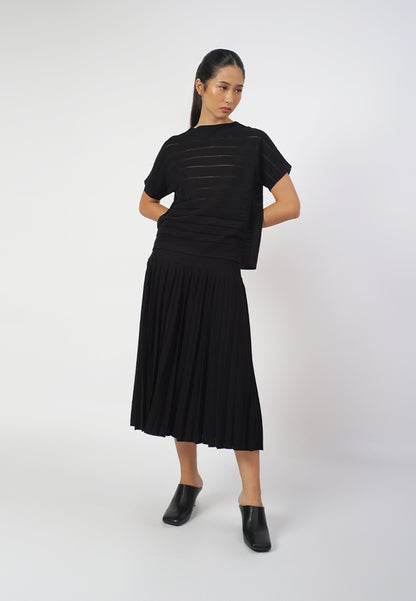 Raf Gigi Short Sleeve Top (Black)