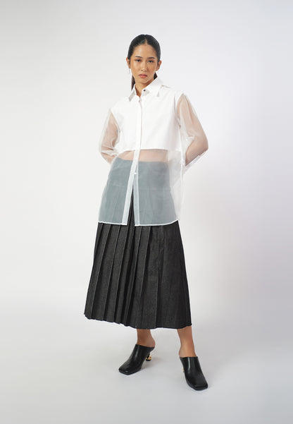 Raf Ging Long Sleeve Top (Off white)