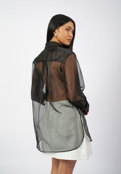 Raf Ging Long Sleeve Top (Black)