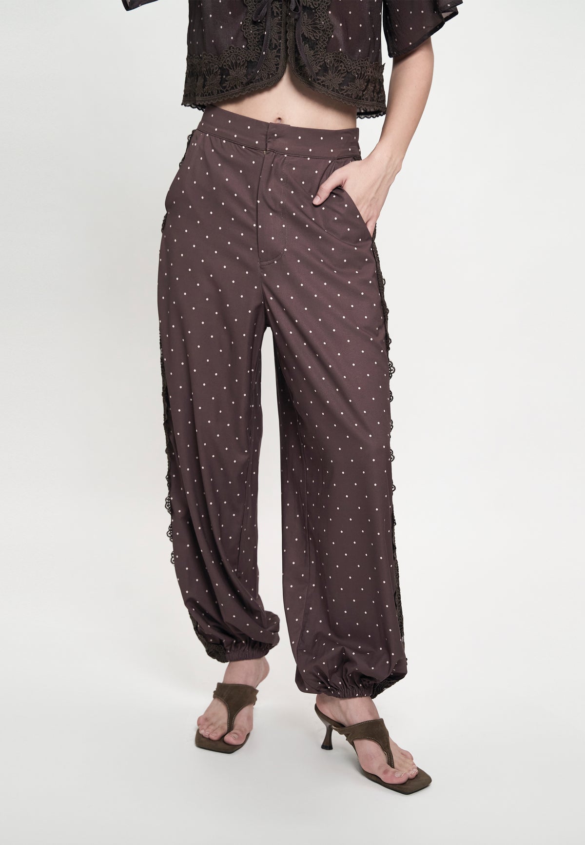 Giorgia Pants (Printed Brown)