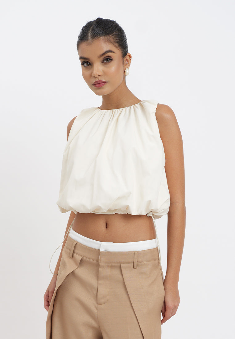 Raf Gio Sleeveless Top (Cream)