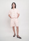 Glydel Short Sleeve Top (Light Pink)