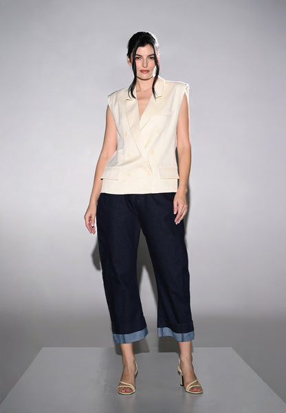 RAF Gomel Sleeveless Vest (Ivory)