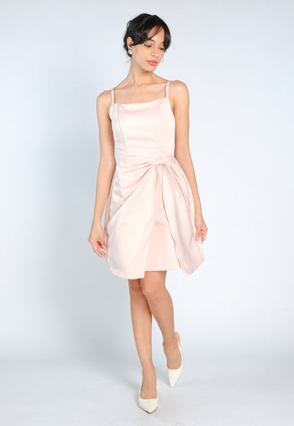 Mark Bumgarner X Vania Romoff For Plains & Prints Grace Sleeveless Dress (Blush)