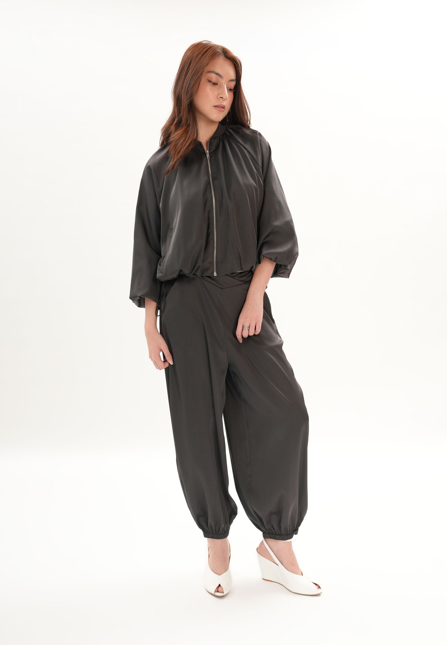 Archetype Refined Granite Long Sleeve Jacket (Dark Grey)