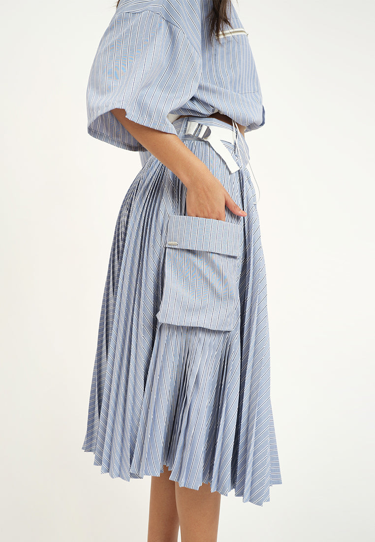 Raf Harlow Skirt (Blue/White)