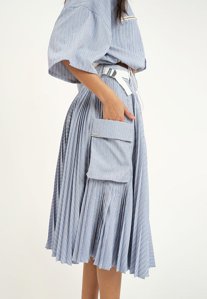 Raf Harlow Skirt (Blue/White)