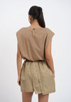 Raf Harper Sleeveless Dress (Khaki)