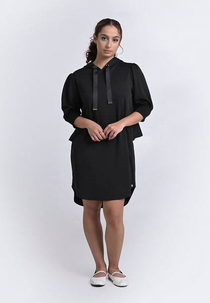 Archetype Travel Healy Quarter Sleeve Dress (Black)