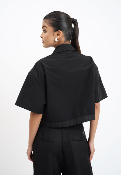 Raf Heron Short Sleeve Top (Black)