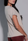 Holiday Tees 2025 Holiday Diet Short Sleeve Shirt Top (Beige)