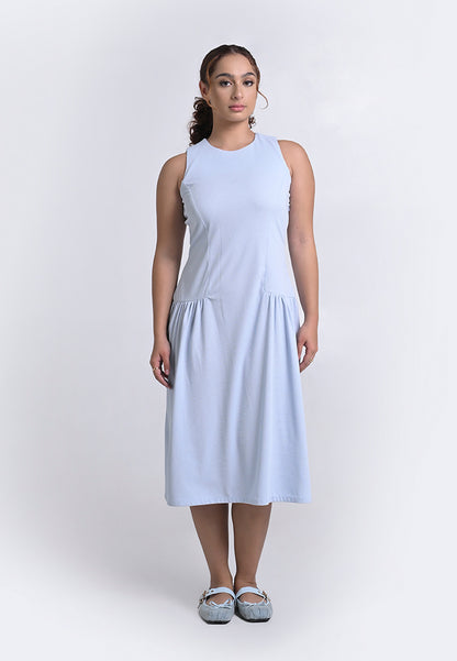Archetype Travel Hyden Sleeveless Dress (Light Blue)
