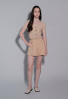 Holiday 2025 Icel Short Sleeve Top (Khaki)