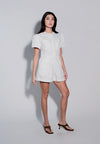 Holiday 2025 Idhika Short Sleeve Playsuit  (White)