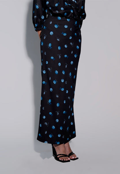 Holiday 2025 Idinna Skirt (Printed Black)