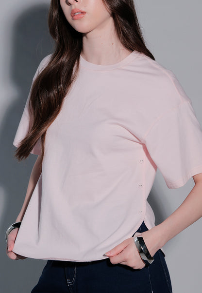 Holiday 2025 Ilette Short Sleeve Top (Blush)