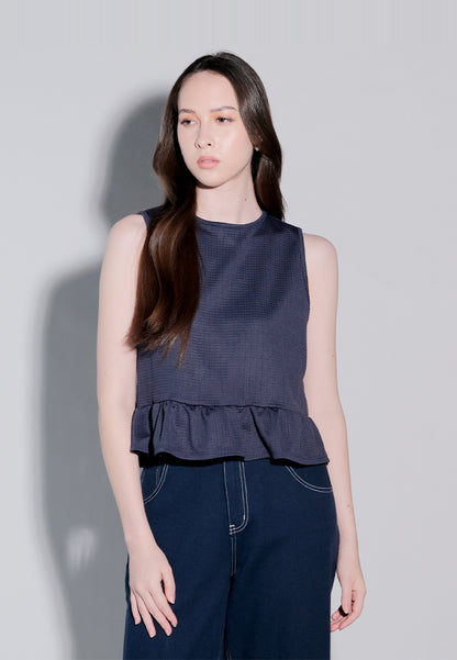 Holiday 2025 Imma Top And Shorts Set Top (Navy)