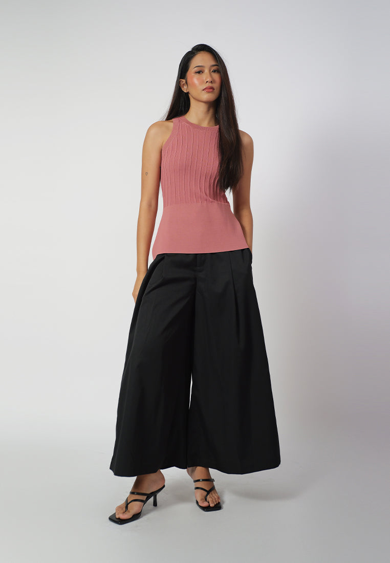 Raf Inez Sleeveless Top (Dark Rose)