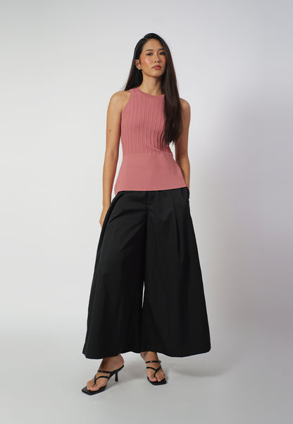 Raf Inez Sleeveless Top (Dark Rose)