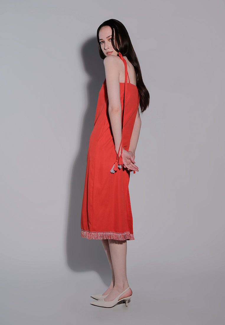 Holiday 2025 Ingrid Sleeveless Dress (Red)