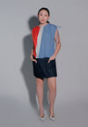 Holiday 2025 Inka Extended Sleeve Dress (Striped Blue)