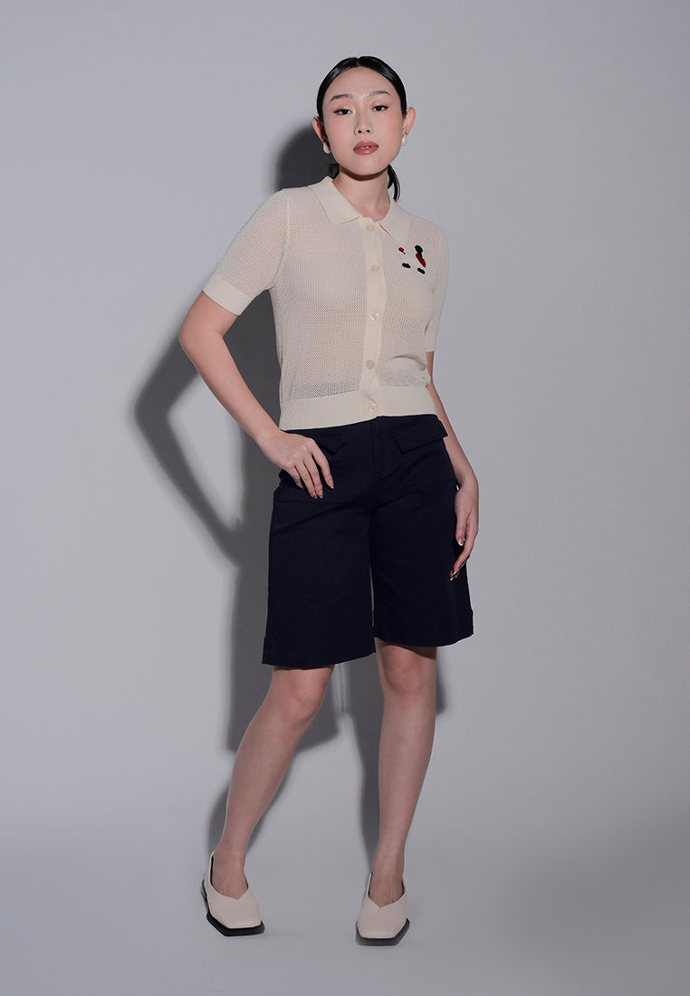 Holiday 2025 Irinna Jorts  (Mid.Navy)