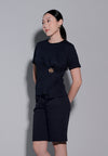 Holiday 2025 Irinna Short Sleeve Top (Navy)