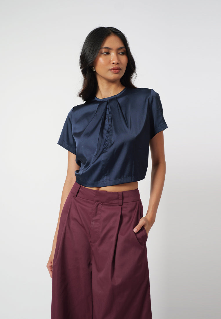 Raf Isabelle Short Sleeve Top (Navy)