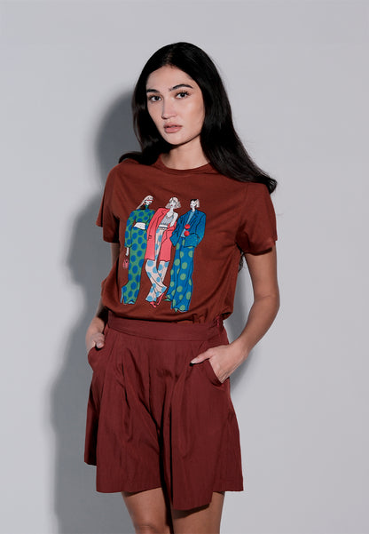 Holiday 2025 Ishana Shorts (Maroon)