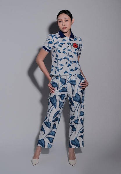 Ivana Pants (Printed White)