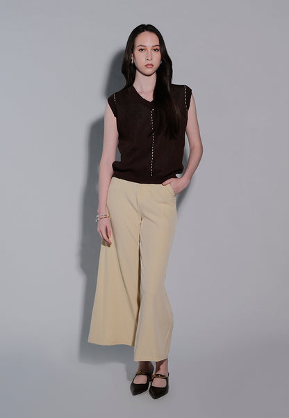Holiday 2025 Izaya Sleeveless Top (Brown)