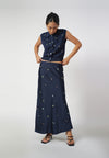 Raf Izobel Sleeveless Top (Navy)