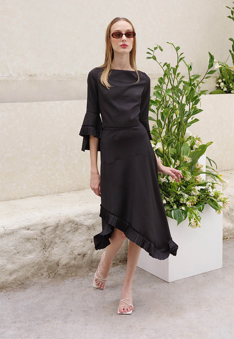 Plains & Prints X Michael Leyva Isabelle Skirt  (Black)